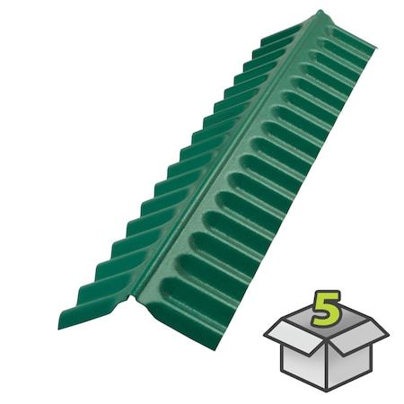 Suntop 4 Ft Rainforest Green Ridge Cap, 5PK 193377